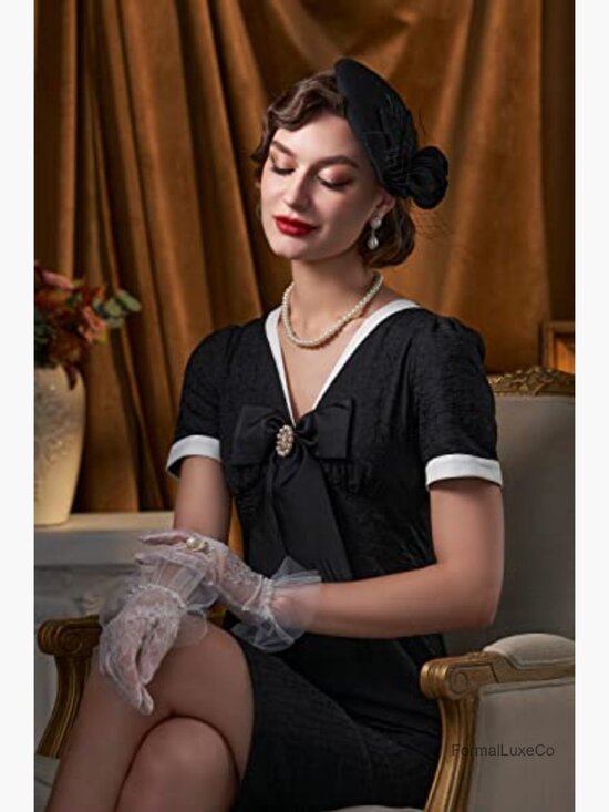 Fascinator Hat with Pillbox & Mesh - Derby Wedding Tea Party Headwear